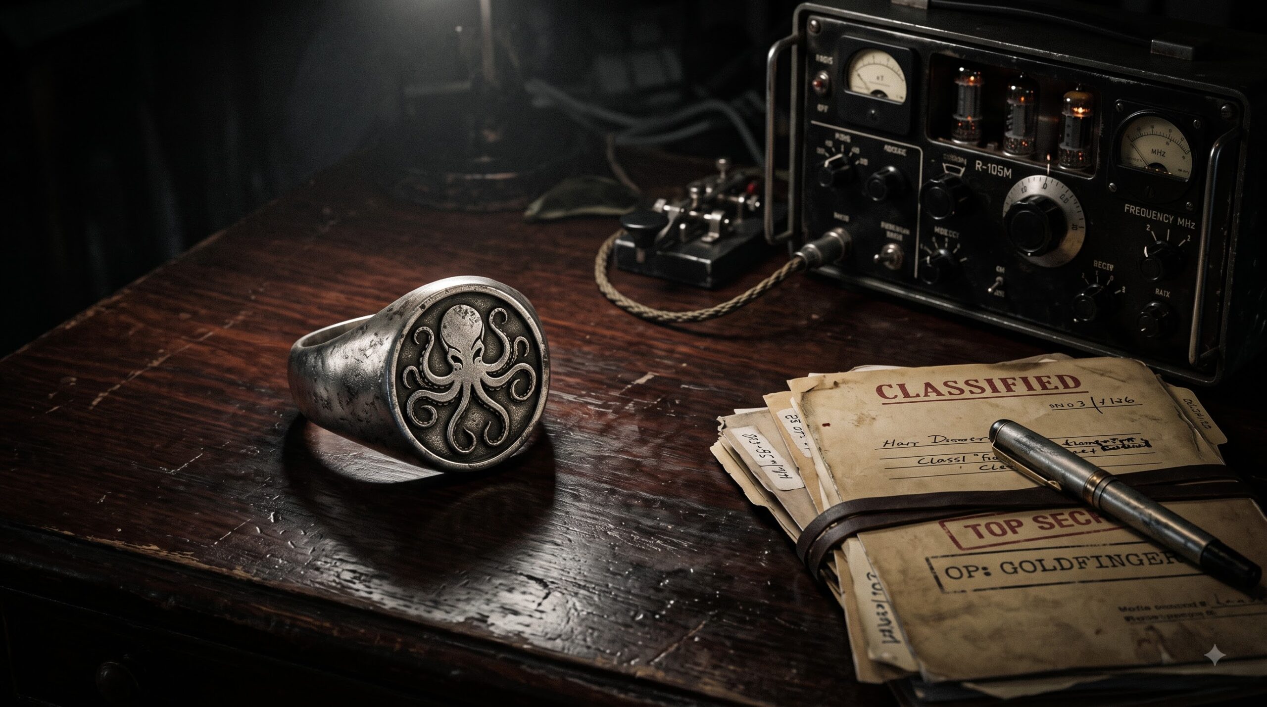 SPECTRE octopus ring Ernst Stavro Blofeld syndicate
